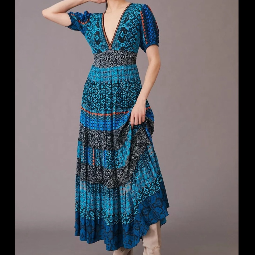 BHANUNI BY JYOTI Marian Maxi Dress NWT